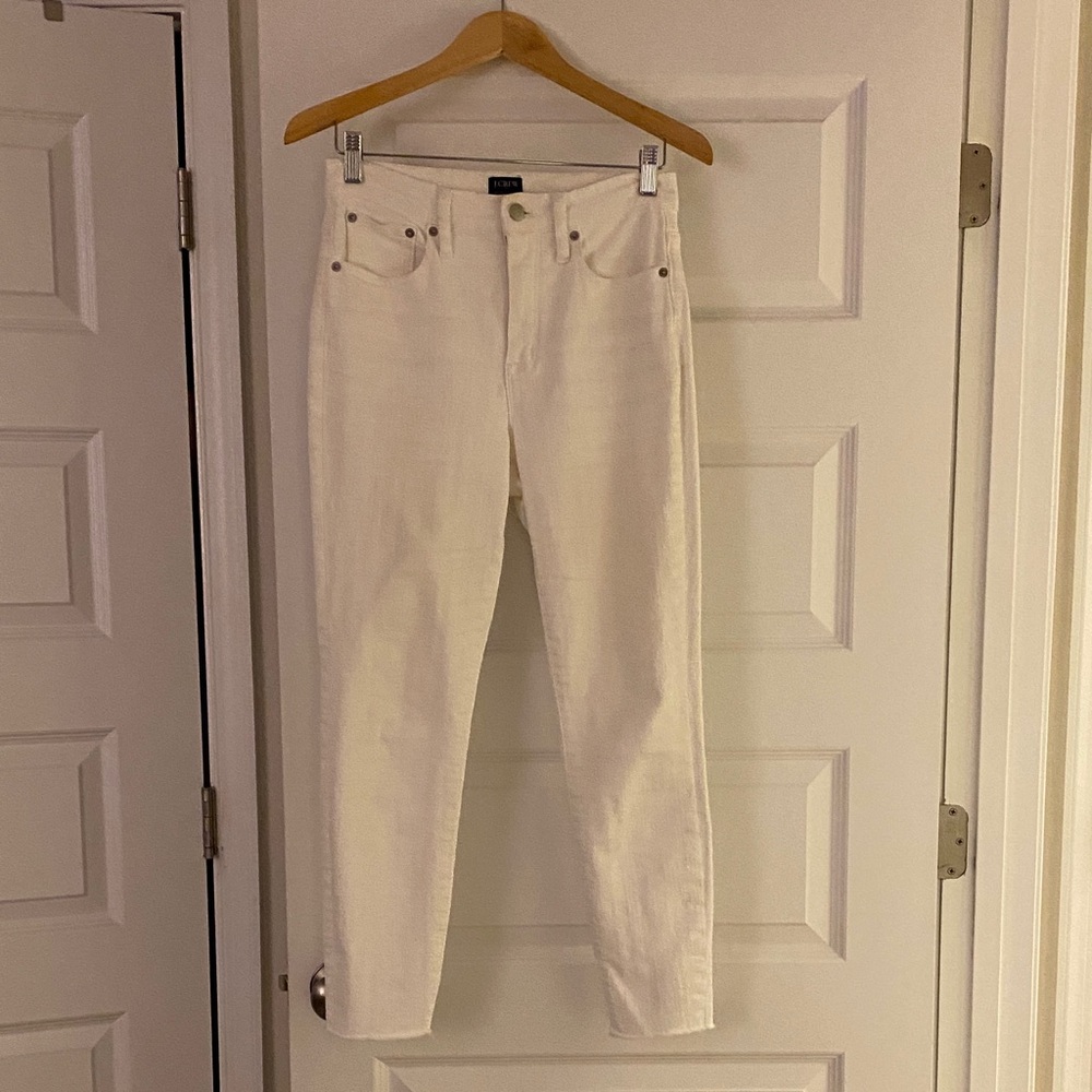 J. Crew Factory White Skinny Jeans